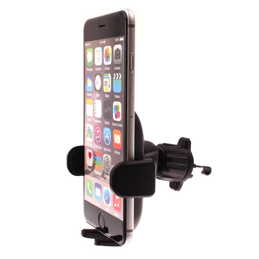 GUANDA Car Phone Holder for Air Vent, Secure Hook Clip with 360° Adjustable Mount, Compatible with iPhone, Samsung and Android Phones