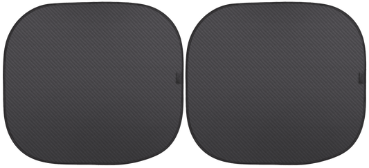 Genuine Dickies Universal Auto Twist Sunshades, Smoke Charcoal, Pack of 2