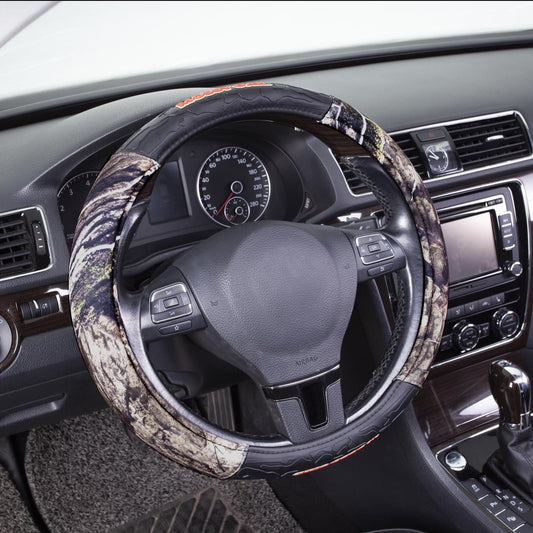Mossy Oak 1PC Heavy Duty Truck Steering Wheel Cover Camo Green - Universal Fit, 21SWC75