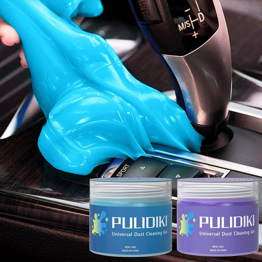 PULIDIKI Car Cleaning Gel Detailing Kit - Automotive Dust Crevice Cleaner Slime for Auto Interior Detail Removal - Putty for Keyboard Cleaning and Car Accessories