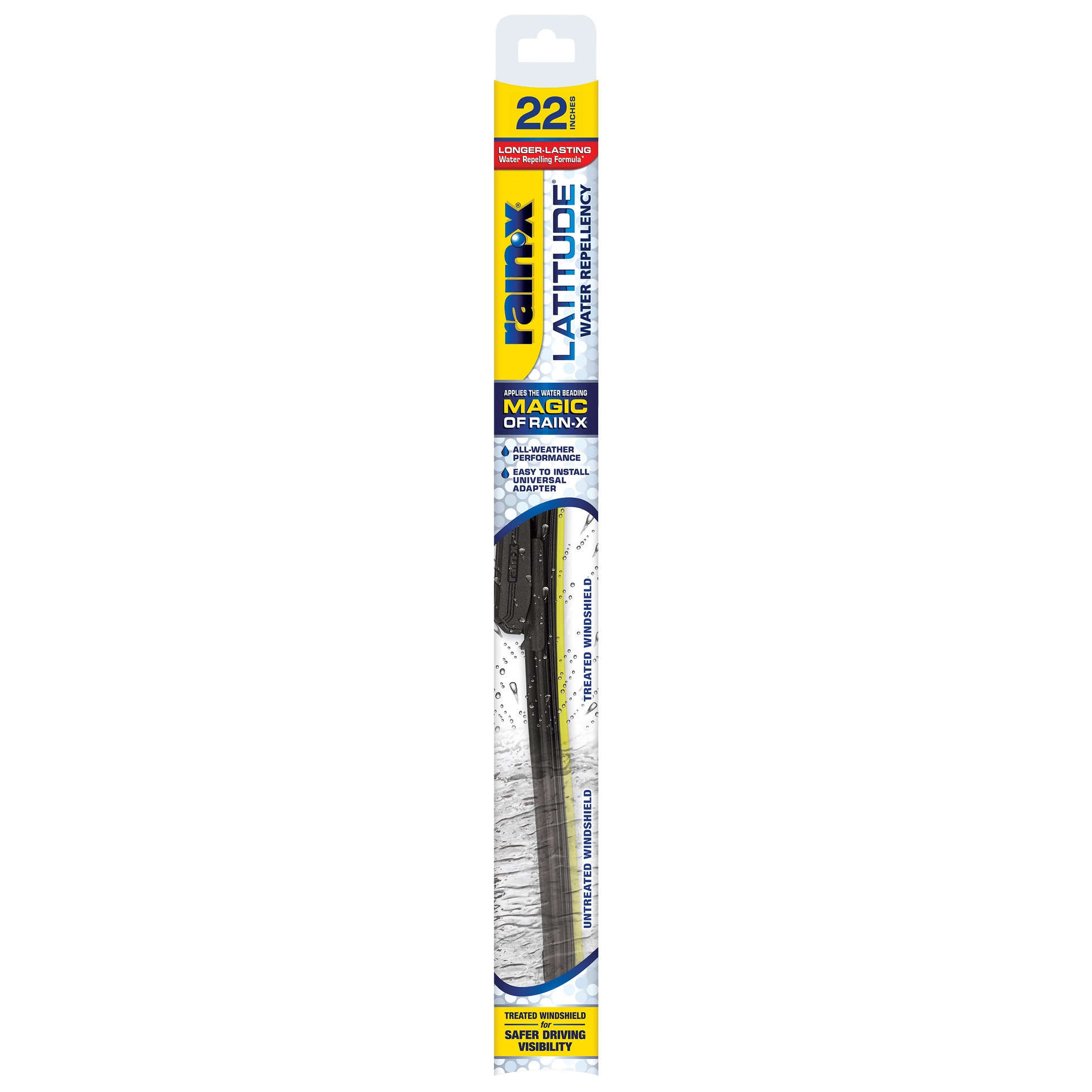 Rain-X Latitude Water Repellency 22" 2-in-1 Windshield Wiper Blade