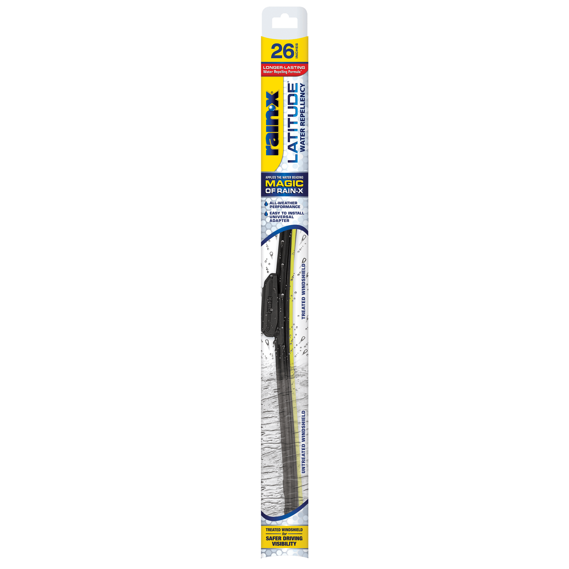 Rain-X Latitude Water Repellency 26" 2-in-1 Windshield Wiper Blade