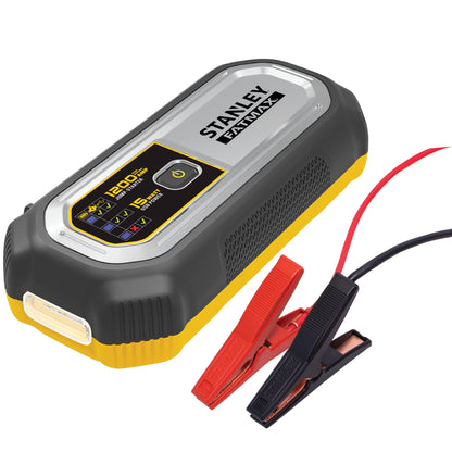 Stanley 1200 Peak Amp Lithium Jump Starter with USB & Case