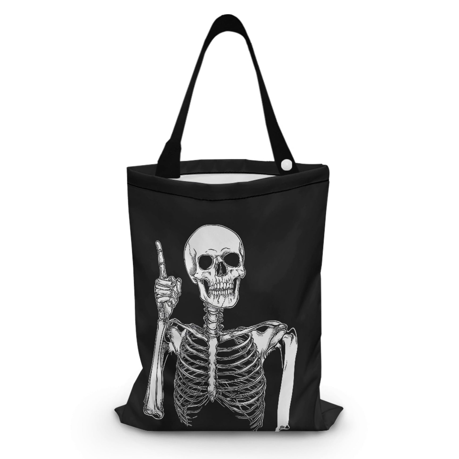 Yuyamidu Skull Car Trash Bag Hanging Car Rubbish Bag Small Garbage Bag for SUV Truck Auto Interior Accessories Portable Car Trash Can Bin for Front or Back Seat, Black