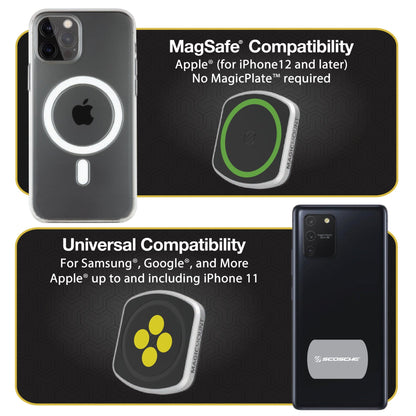 Scosche MP2ODVM-SP1 MagicMount Pro 2 Dash/Vent 4-in-1 Car Magnetic Phone Mount Kit
