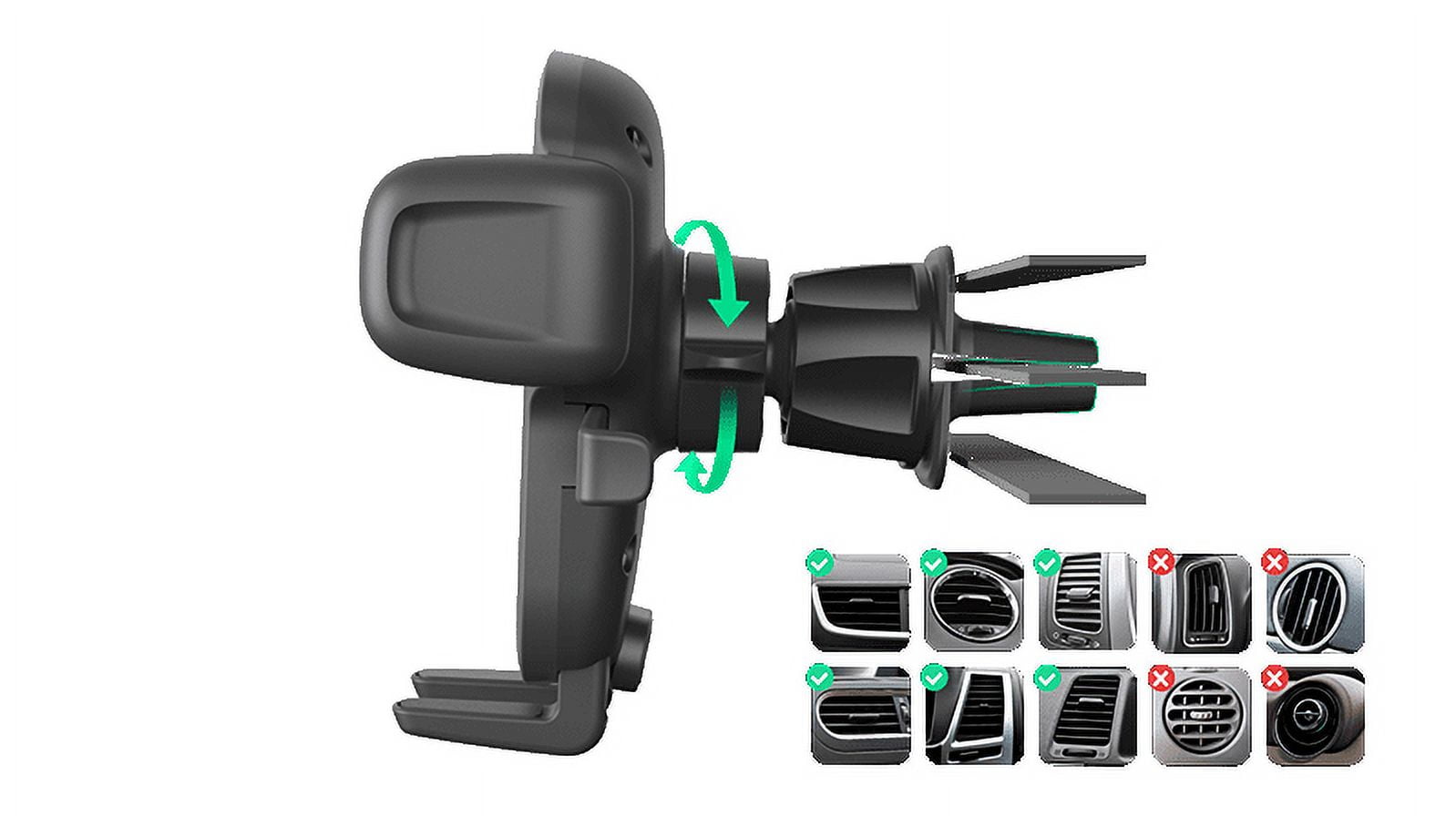 iOttie Easy One Touch 5 Air Vent Car Mount and Universal Phone Holder