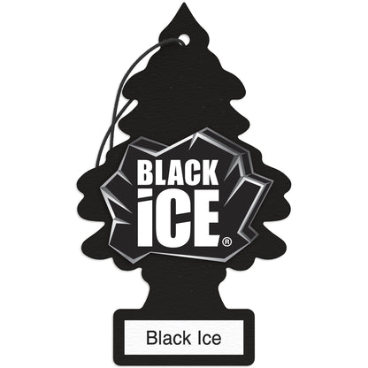 Little Trees Air Freshener Black Ice Fragrance 3-Pack