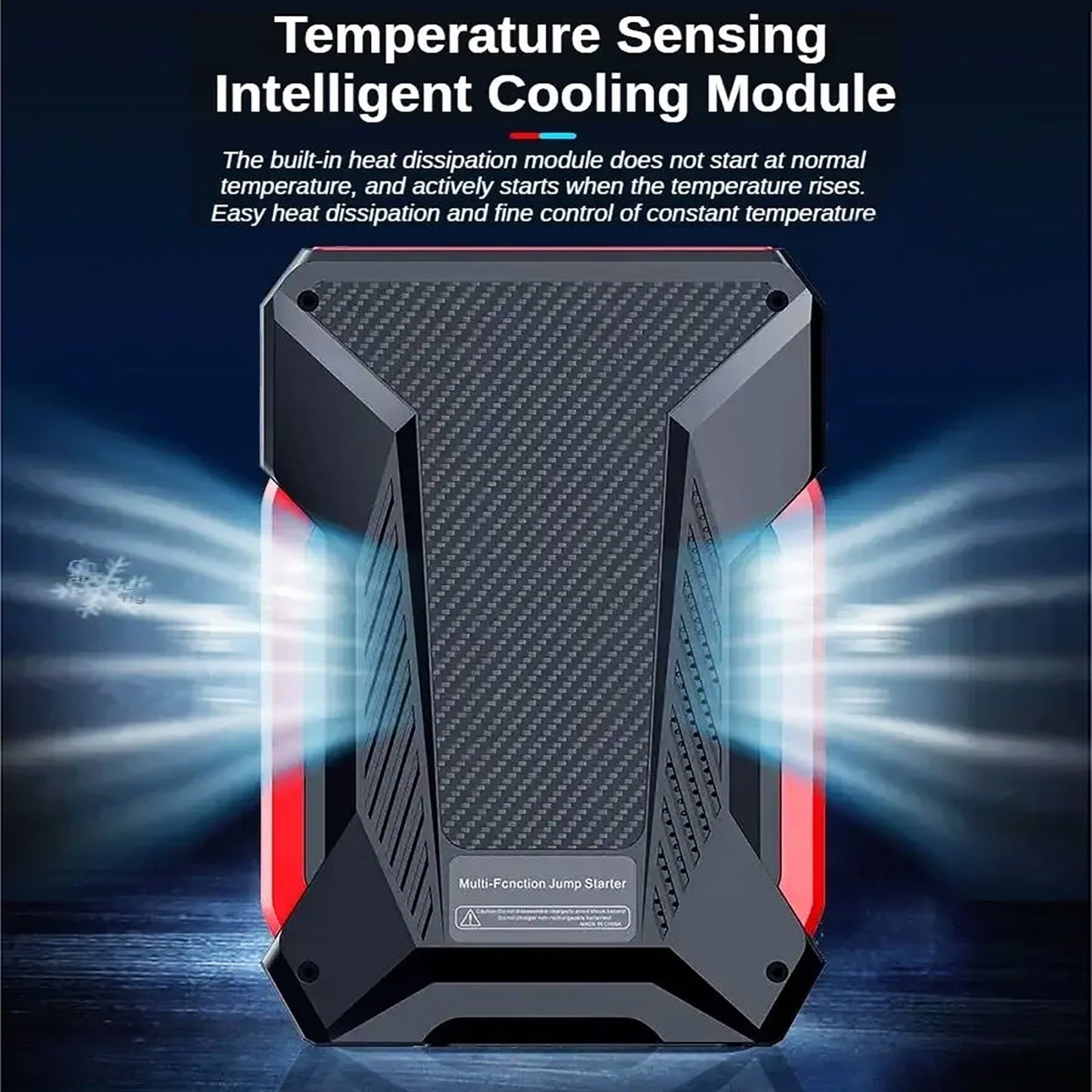 Amybaby 8-in-1 Emergency Jump Starter & Tire Inflator – 4000A Peak for Gas/Diesel Engines, 150PSI Auto-Stop Air Compressor, LED Light + Power Bank | All-Climate (-40°F) Roadside Savior