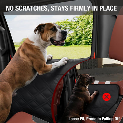 DIAMOOKY Car Door Protector for Dog, 20% Larger Design for Trucks & Large SUVs, Thickened Waterproof Door Edge Scratch Protector, Set of 2