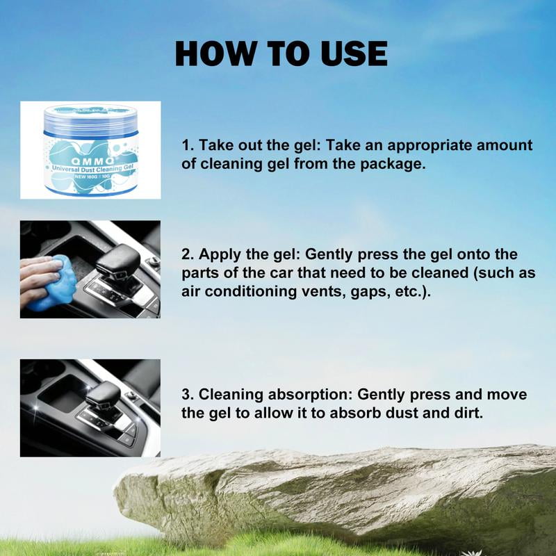 alk Car Cleaning Gel Car Cleaning Putty Car Putty Auto DetailingTools Car Slime Cleaner Dust Cleaning Gel for Car InteriorCleaner Car Cleaning Supplies Cleaning Kit Car Accessories