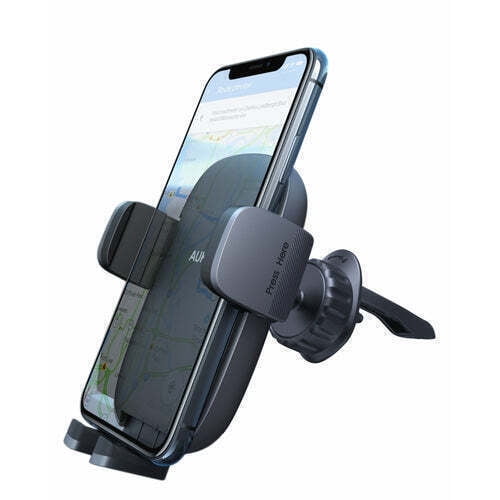 GUANDA Car Phone Holder for Air Vent, Secure Hook Clip with 360° Adjustable Mount, Compatible with iPhone, Samsung and Android Phones
