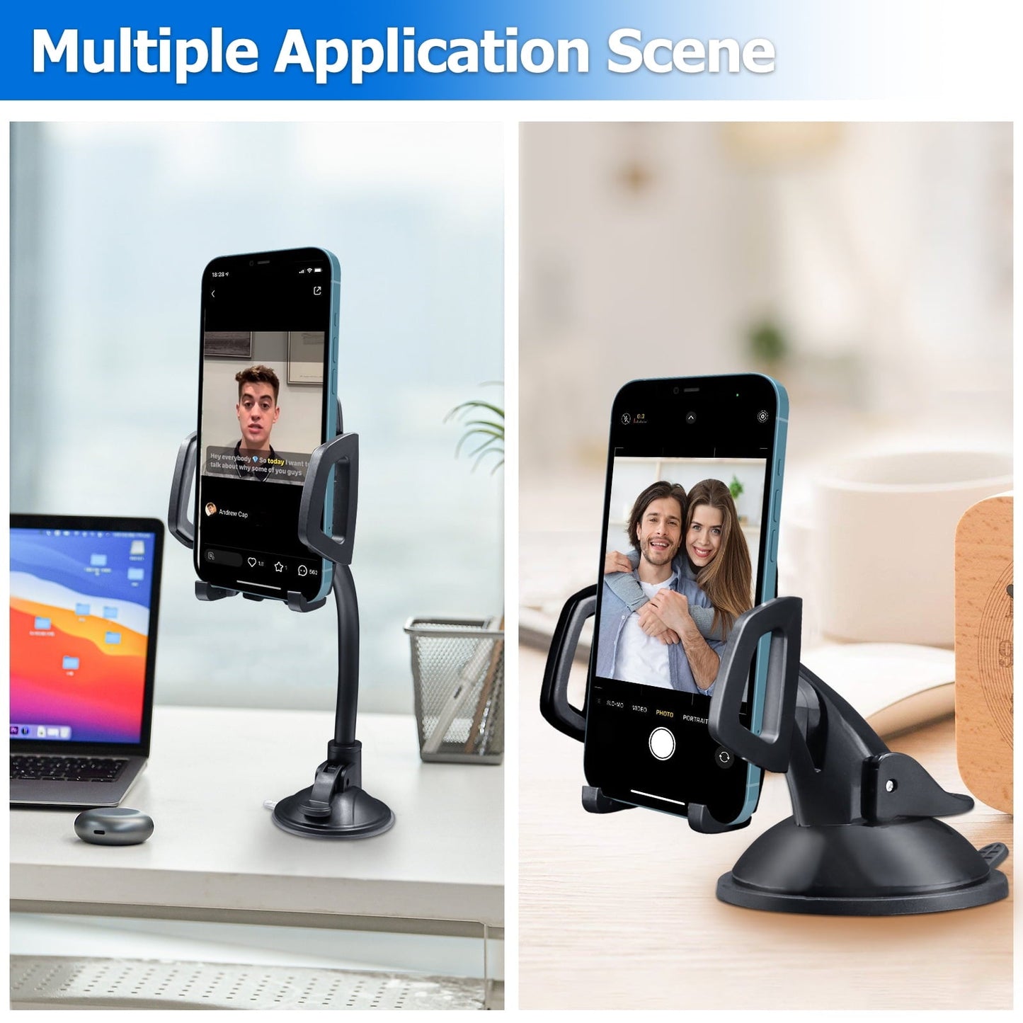 Vansky Suction Cup iPhone Car Mount with Air Vent Phone Holder