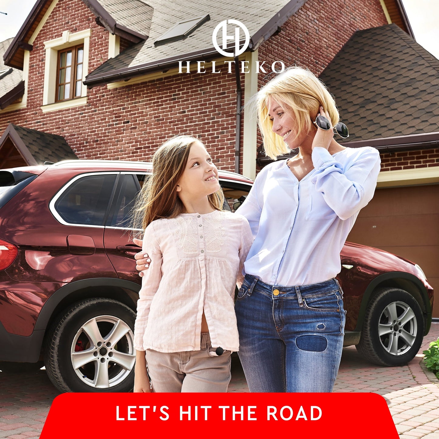 Helteko Backseat Car Organizer with 9 Storage Pockets, 600D Polyester, 25 in x 19 in, 2 pack, Black