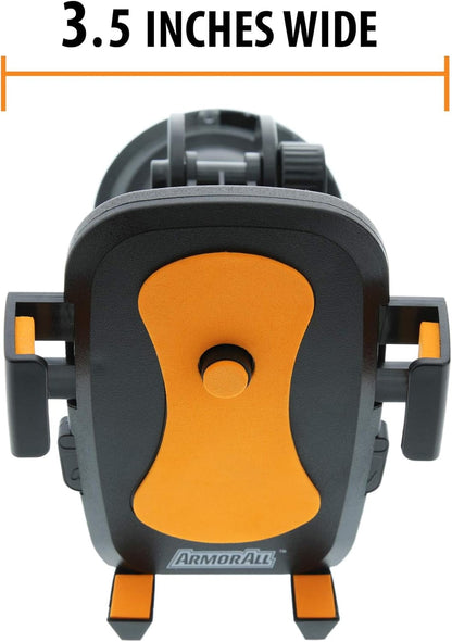 Armor All Universal Smartphone Mount with Dashboard, Windshield, and Air Vent Mounting Systems, Great for Phone Calls and GPS