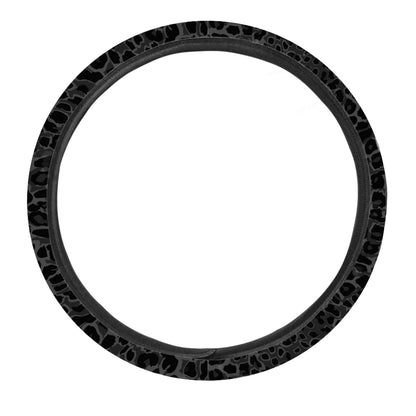 Jeiento Leopard Print Car Steering Wheel Cover for Women Men Black Auto Accessories Decoration Universal Fit for Most Vehicles, Breathable Better Grip Easy to Install