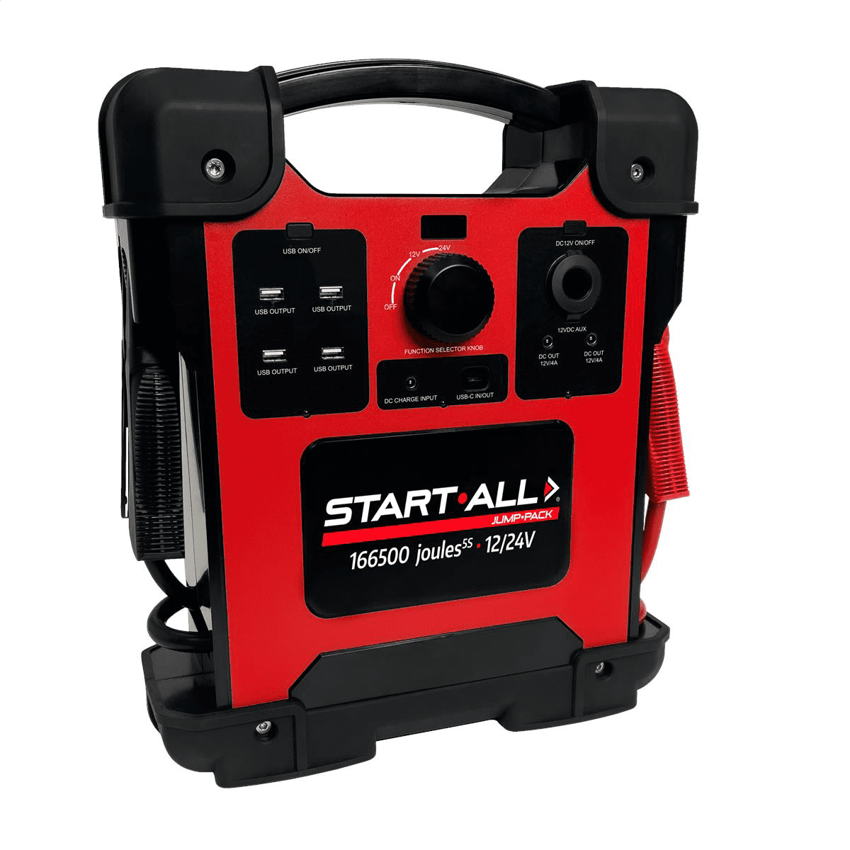 Goodall Manufacturing START-ALL Jump Starter 10000A/5000A 166500 Joules 12V/24V Lithium-Ion