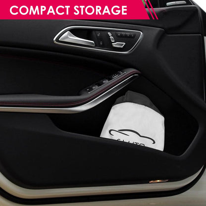 Audew Windshield Visor - High Quality Silver-Coated Polyester Car Sun Visor | Keep Your Car Cool, Protect Your Electronics, and Fit Your Windshield Perfectly