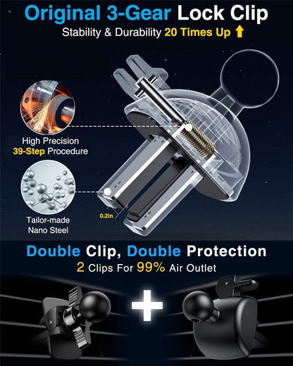 Universal Rotate Car Mount Holder Stand Air Vent Cradle For Mobile Cell Phone US