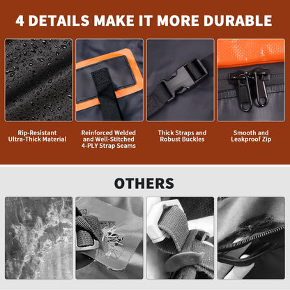 NEXPOW Car Rooftop Cargo Carrier Bag, 21 Cubic Feet Waterproof Heavy Duty 840D Car Roof Bag for All Vehicle with/Without Racks