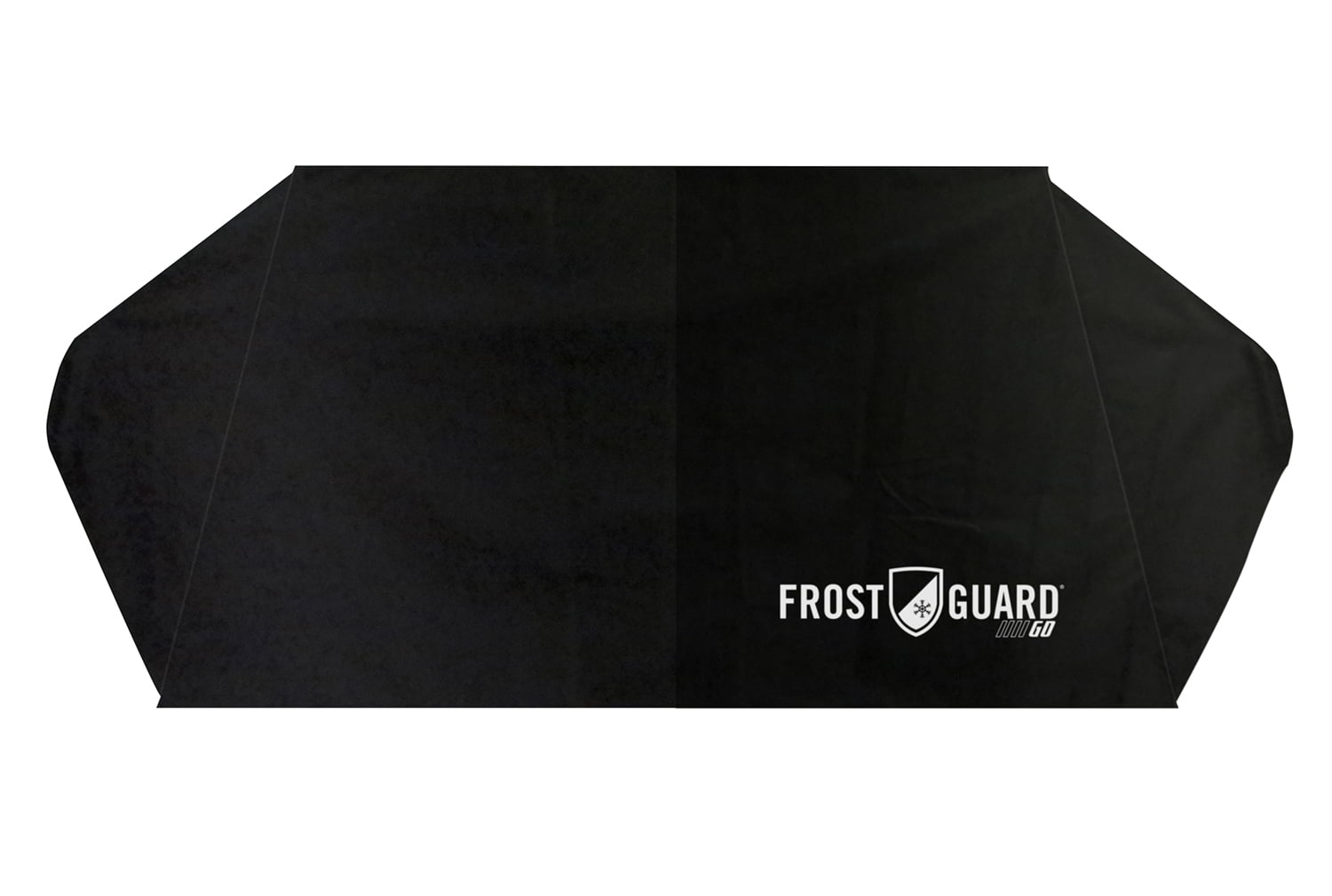 FrostGuard Go Winter Windshield Cover for Snow and Ice, One Size, Security Panels, 61x32 inches, Black