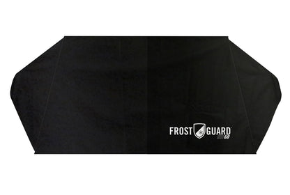 FrostGuard Go Winter Windshield Cover for Snow and Ice, One Size, Security Panels, 61x32 inches, Black