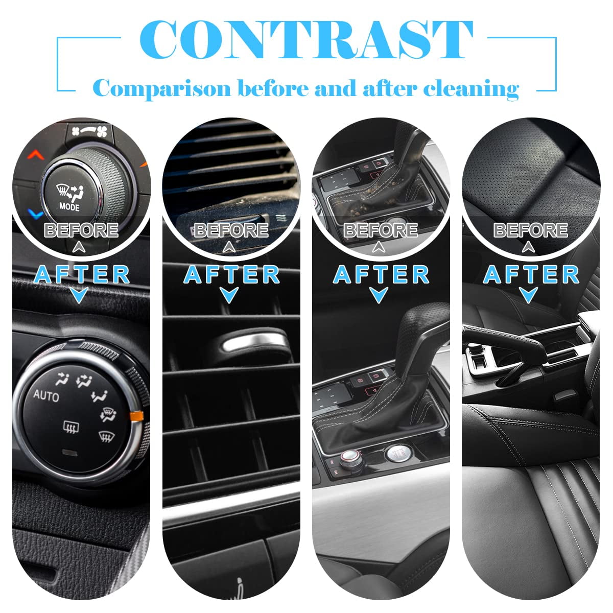 Car Cleaning Gel Car Cleaning Putty Car Interior Cleaner Slime Car Cleaning Kit Auto Detailing Tools Car Cleaning Supplies Car Accessories Car Blue 1 Pack