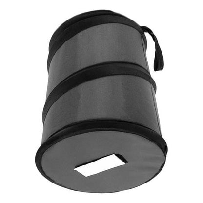 FH Group Polyethylene Small Gray Collapsible Trash Can 0.25 lb. with Air Freshener