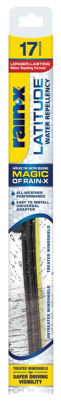 (2 pack) Rain-X Latitude Water Repellency 17" 2-IN-1 Windshield Wiper Blade