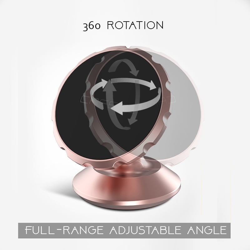 CyberTech 2-Pack Universal Magnetic Air-vent Car Mount with Dash Mount Holders for Smart Phones/GPS