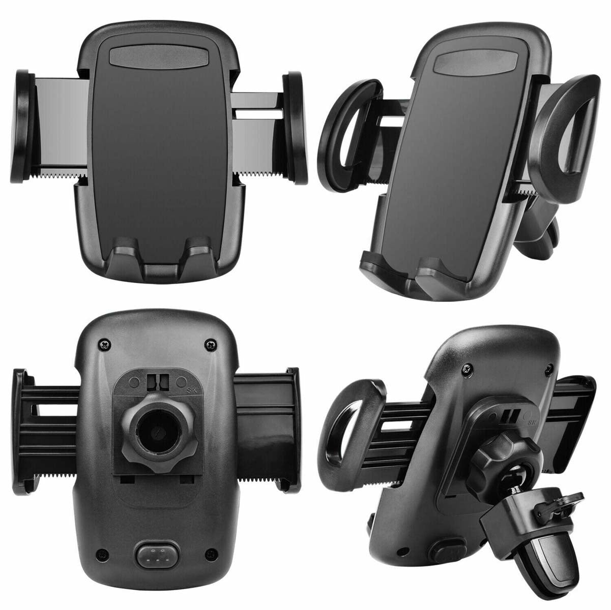 Teckoo Car Air Vent Stand Mount Holder for Mobile Cell Phone GPS Universal 360° Cradle Such:Moto E 2020, iPhone 12 Pro, Galaxy S20 FE 5G, LG Stylo6