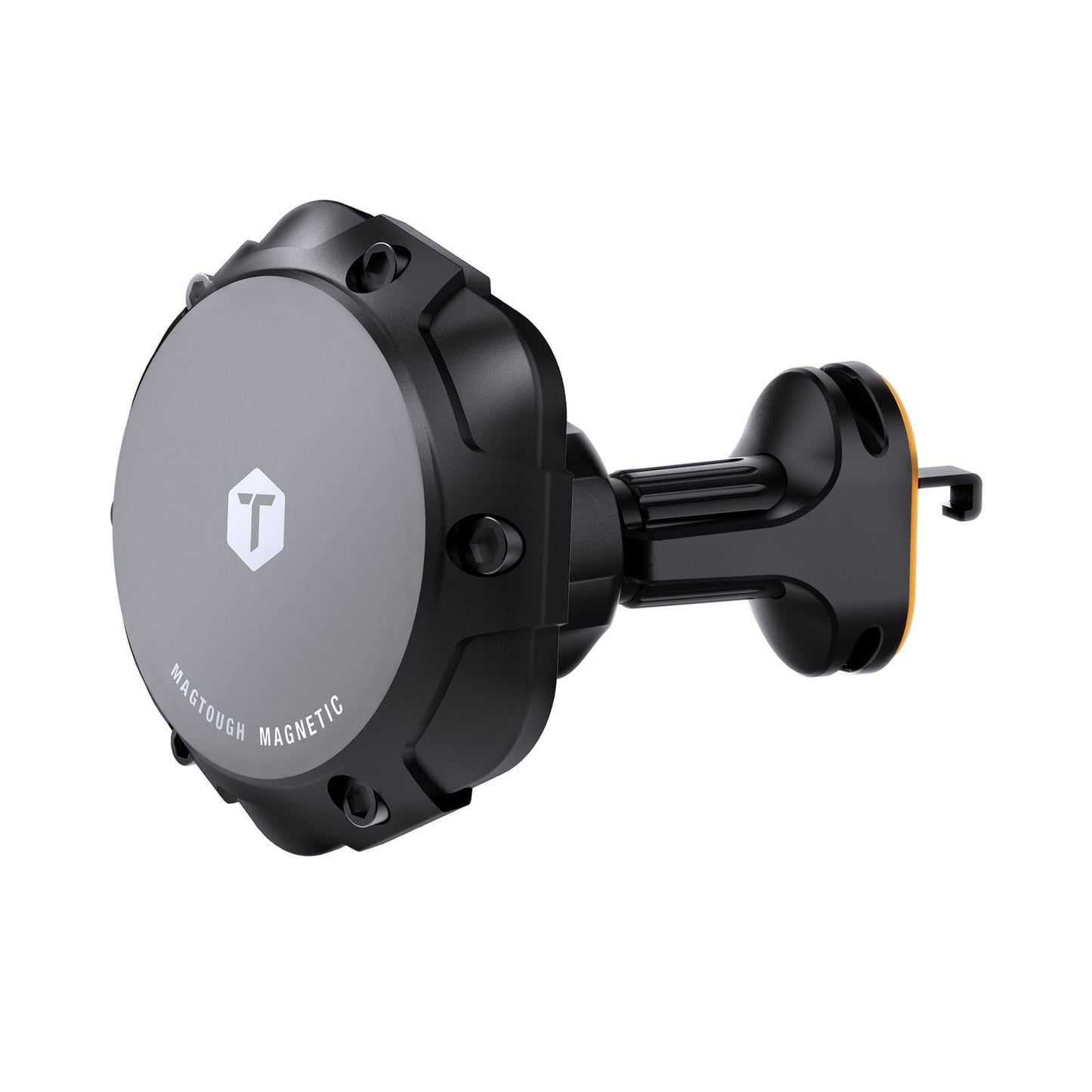 ToughTested MagTough 3-in-1 Magnetic Car Phone Mount, MagSafe Compatible Dash, Windshield & Vent Mount, 360° Rotation, Strong Suction & Adapter Ring – Black